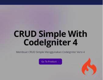 CRUD CodeIgniter 4